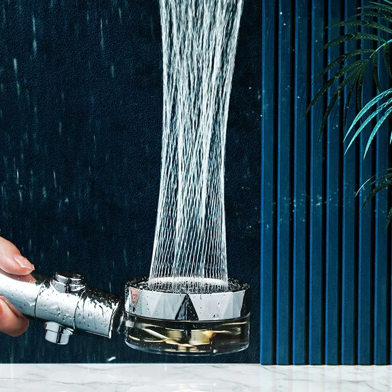 Cabezal de ducha de mano de plástico, cabezal de ducha ajustable para baño moderno Clearhalo