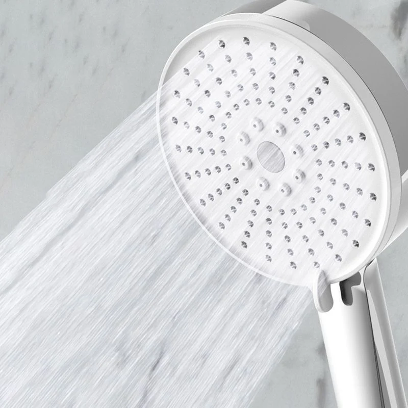 Cabezal de ducha de mano de plástico, ducha de mano redonda con autolimpieza Clearhalo