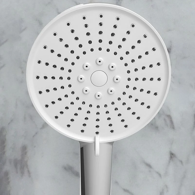 Cabezal de ducha de mano de plástico, ducha de mano redonda con autolimpieza Clearhalo