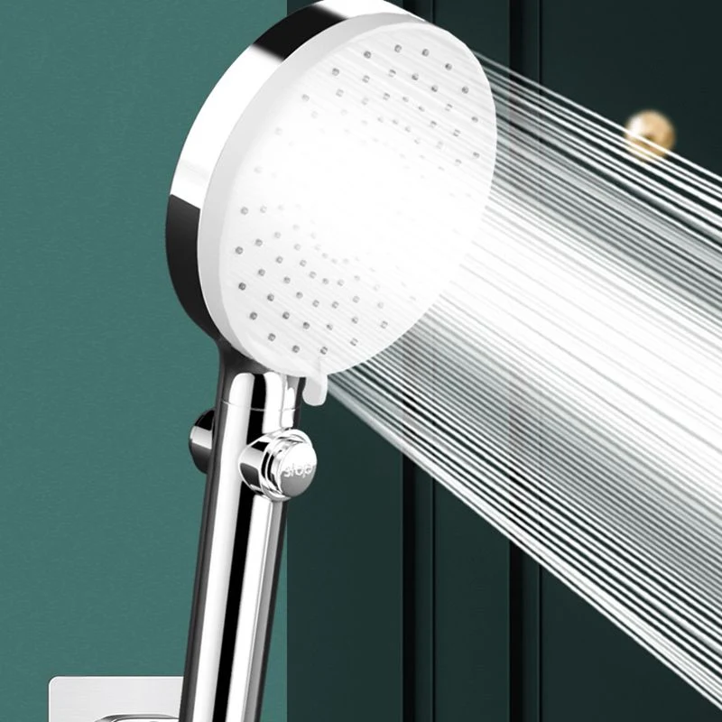Cabezal de ducha moderno, cabezal de ducha autolimpiante redondo de plástico de mano Clearhalo