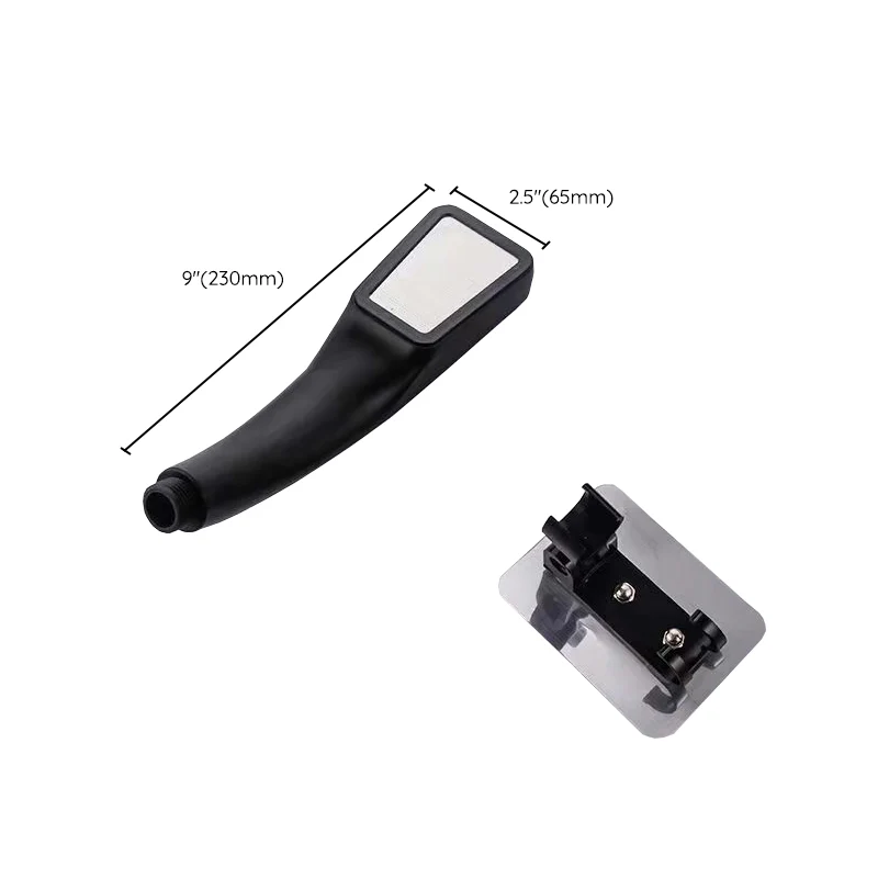 Cabezal de ducha de pared de plástico, cabezal de ducha de mano para baño moderno Clearhalo