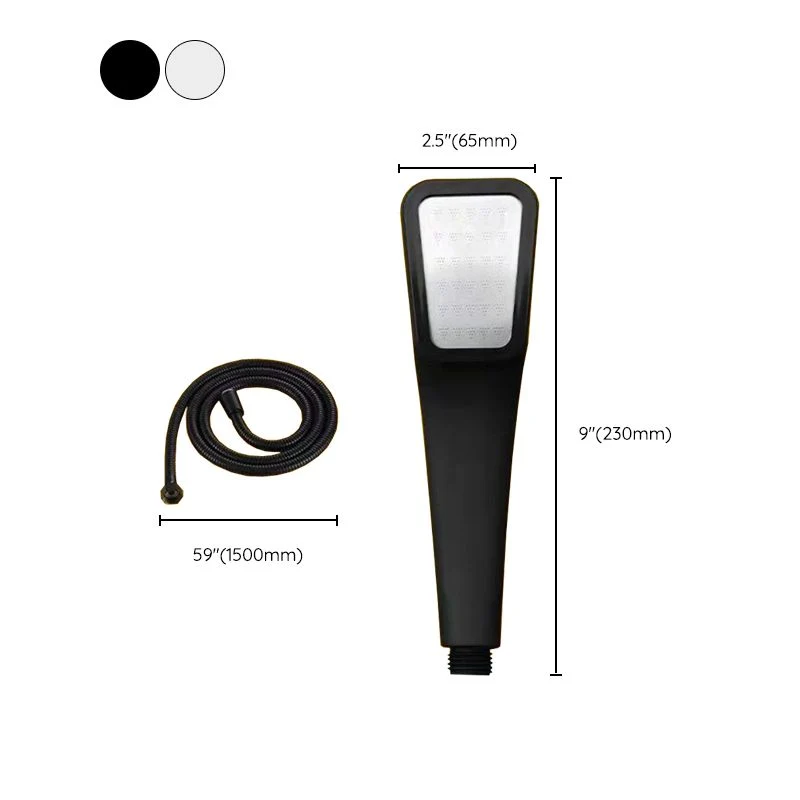 Cabezal de ducha de pared de plástico, cabezal de ducha de mano para baño moderno Clearhalo