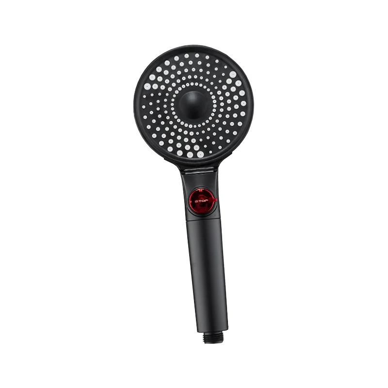 Cabezal de ducha de plástico moderno, cabezal de ducha de mano con flujo de agua ajustable Clearhalo