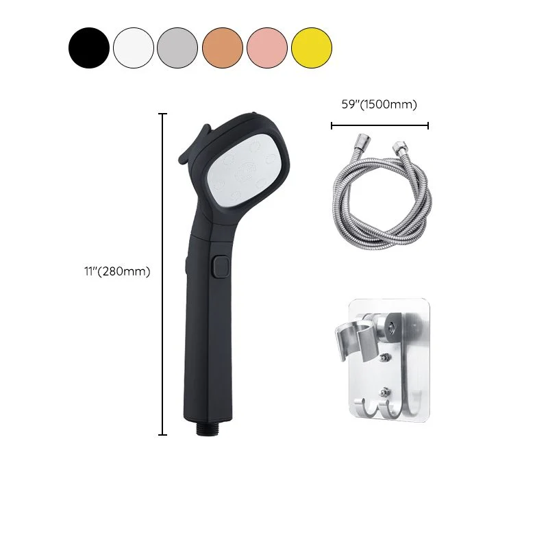 Cabezal de ducha de plástico moderno, cabezal de ducha de pared con flujo de agua ajustable Clearhalo