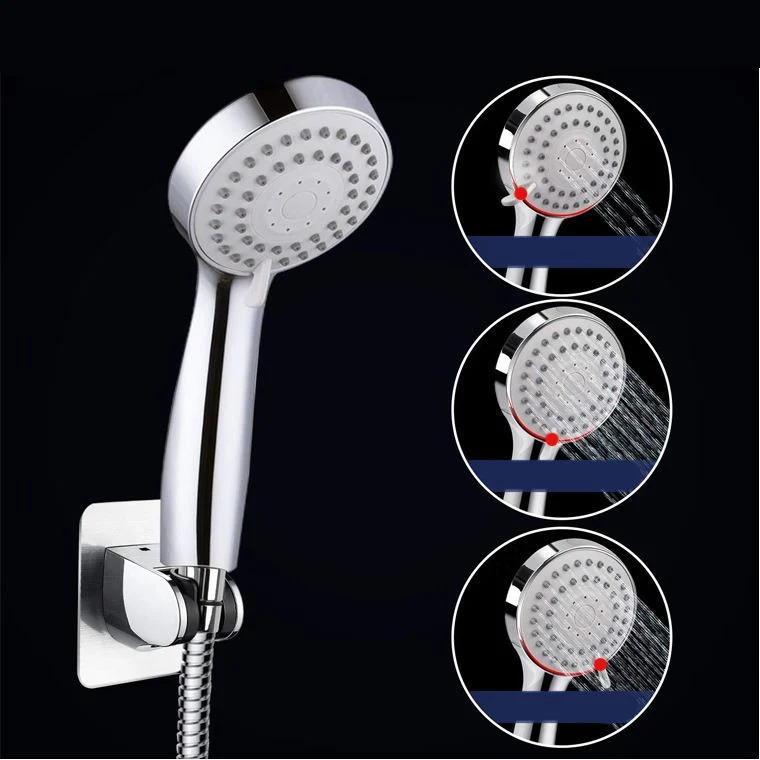 Cabezal de ducha tradicional Cabezal de ducha de mano redondo de metal liso Clearhalo