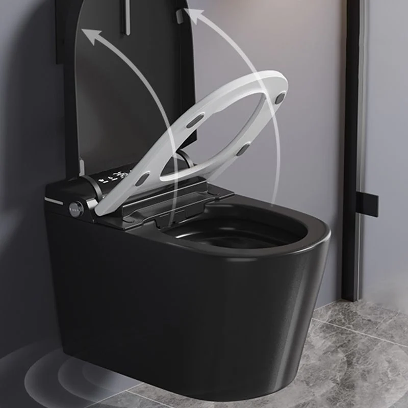 Control de temperatura Bidé inteligente Asiento calefactor de pared alargado Cerámica Clearhalo
