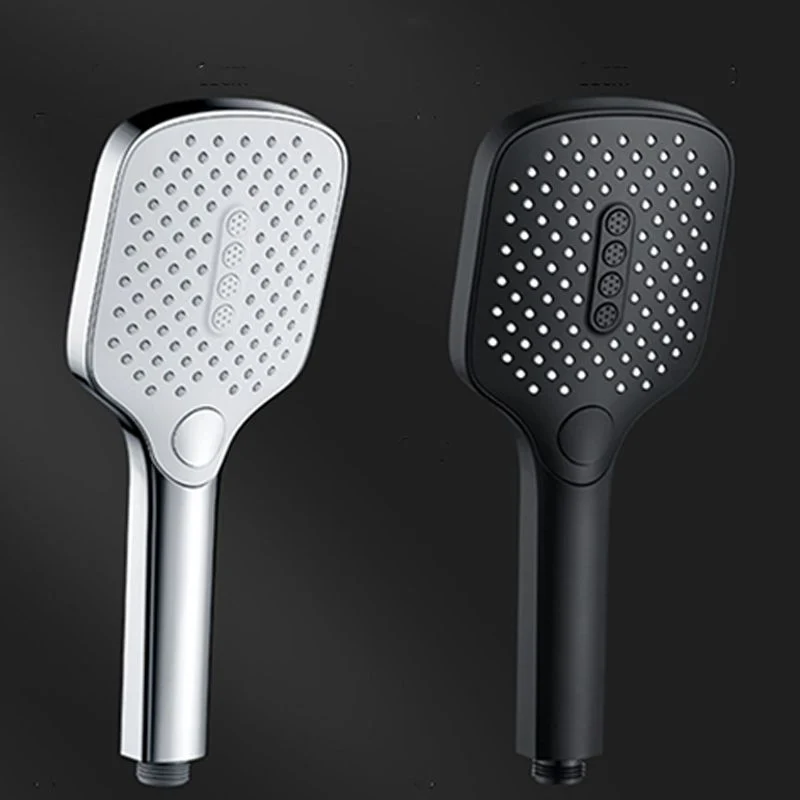 Ducha de mano rectangular autolimpiante Ducha de mano de montaje en pared con patrón de rociado ajustable Clearhalo