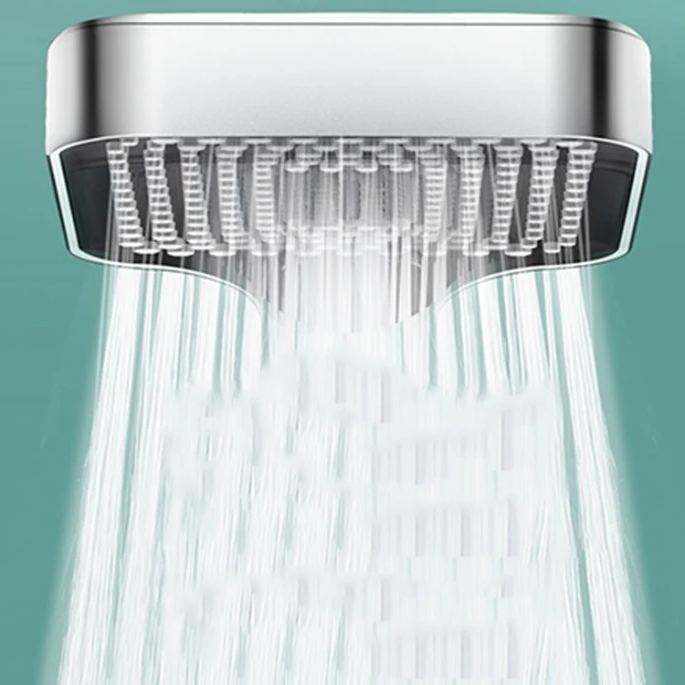 Ducha de mano rectangular Ducha de mano de pared autolimpiante Clearhalo