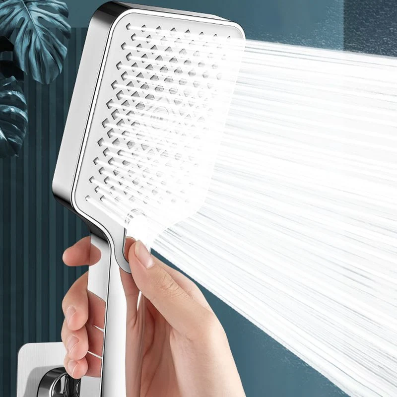 Ducha de mano rectangular moderna Ducha de mano de montaje en pared con bajo consumo de agua Clearhalo