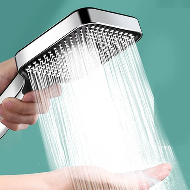 Ducha de mano rectangular moderna Ducha de mano de pared autolimpiante Clearhalo