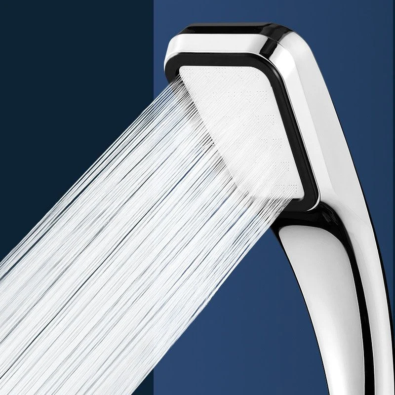 Ducha de mano tradicional, cabezal de ducha de mano de metal con forma cuadrada Clearhalo