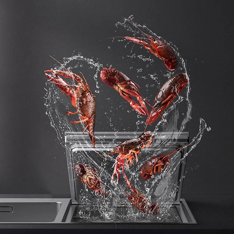 Fregadero rectangular clásico de acero inoxidable, resistente la fricción, para cocina Clearhalo