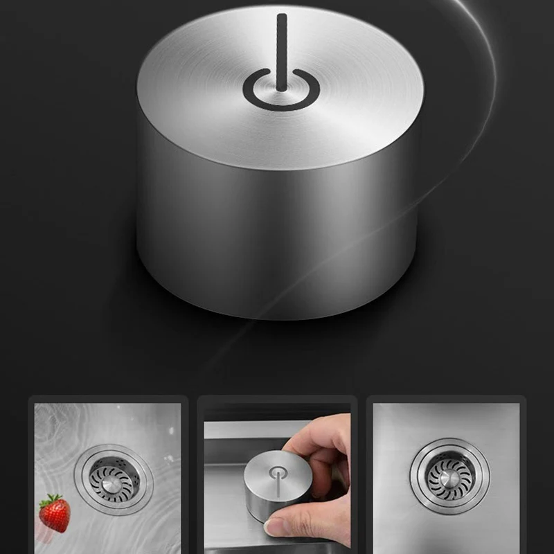 Fregadero rectangular clásico de acero inoxidable, resistente la fricción, para cocina Clearhalo