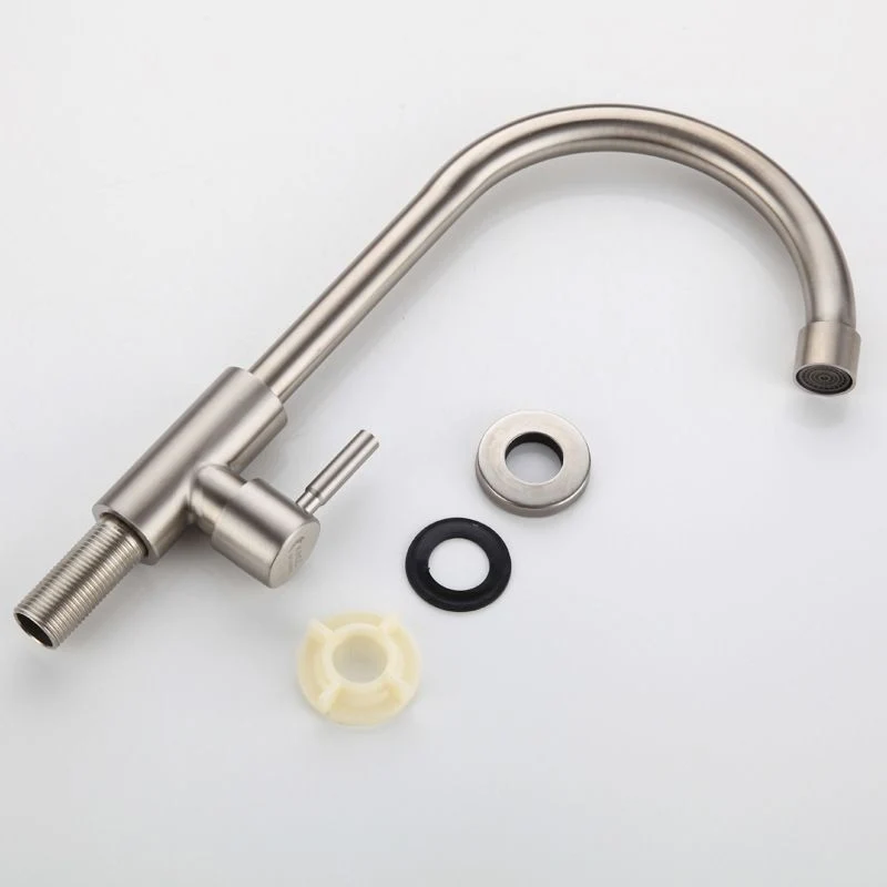 Grifo de cocina con mango de varilla, grifo de cocina inoxidable con control en frío Clearhalo