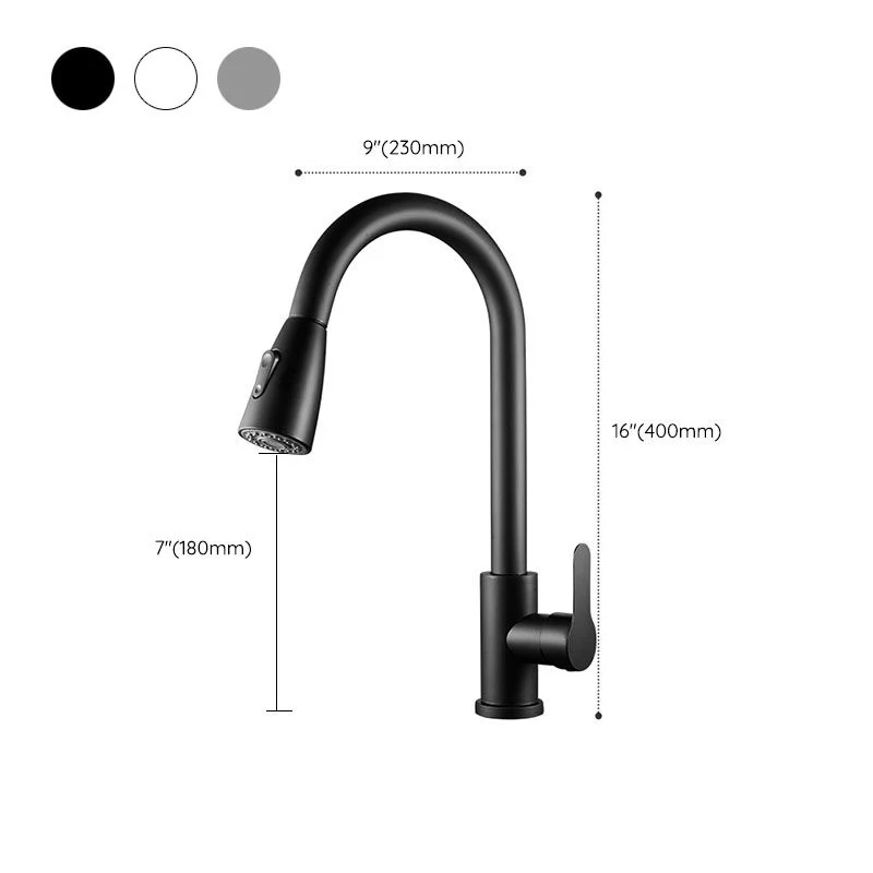 Grifo de cocina extraíble Grifo monomando con rociador extraíble Clearhalo