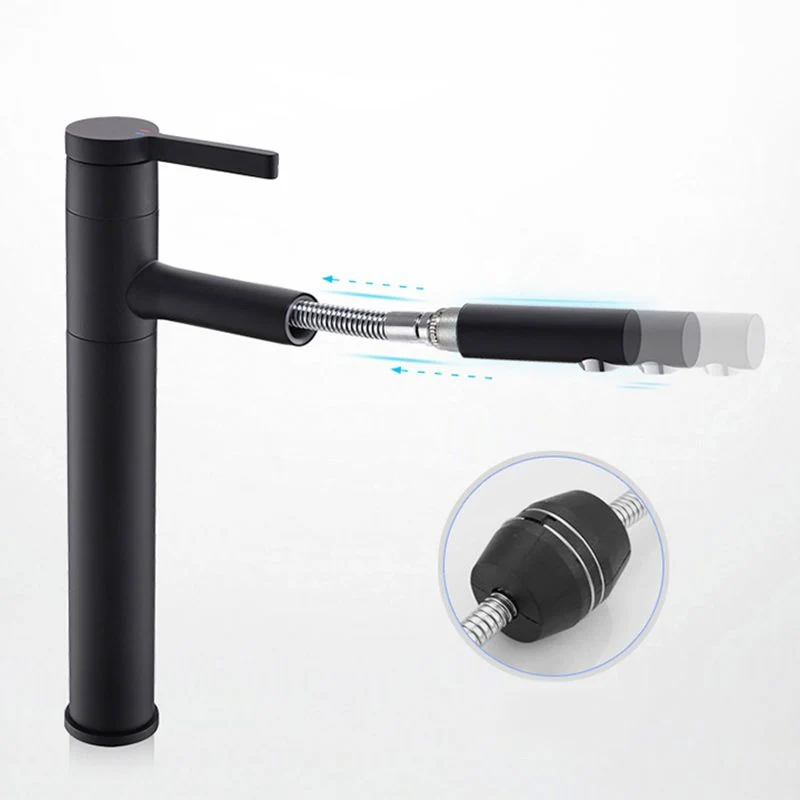 Grifo para lavabo de baño con caño giratorio y grifo de latón monomando Blanco Clearhalo