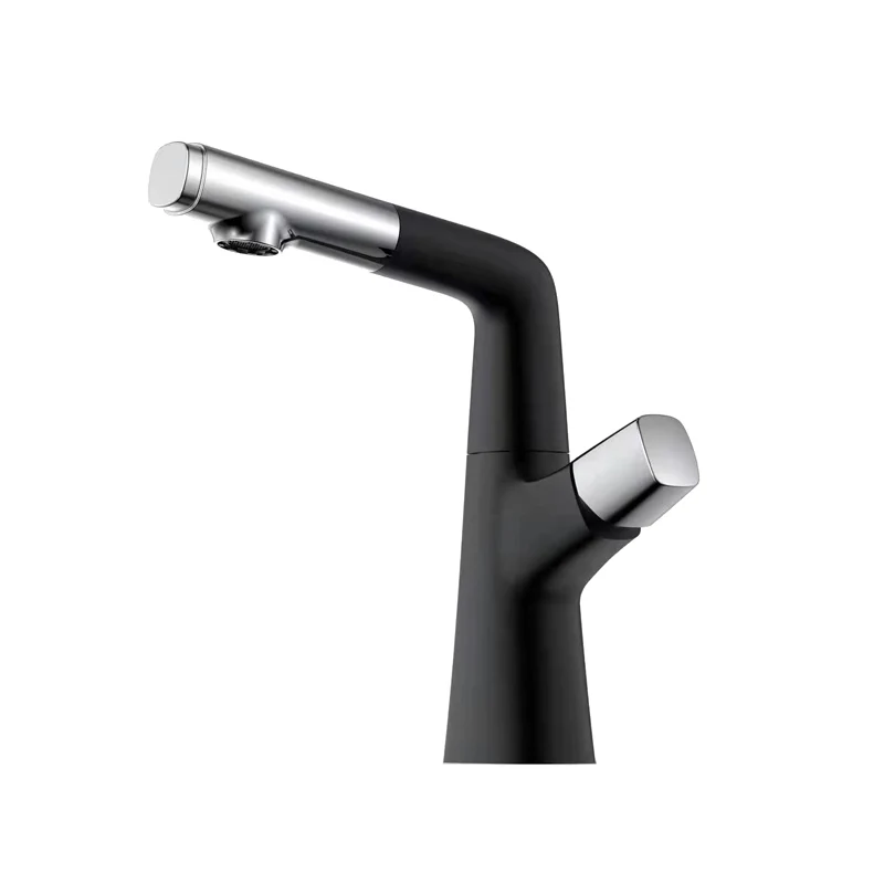 Grifo para recipiente moderno, grifo extraíble con manija de una perilla Plata Clearhalo
