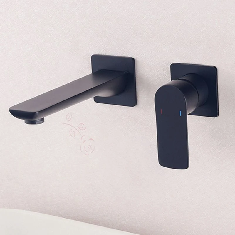 Grifo de pared estilo Glam con 2 orificios y manija monomando Plata Clearhalo