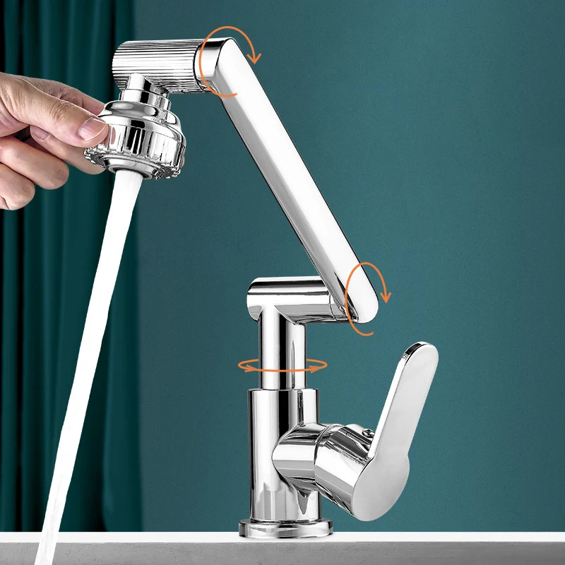 Grifos monomando Grifos para lavabo estilo moderno para baño Negro Clearhalo