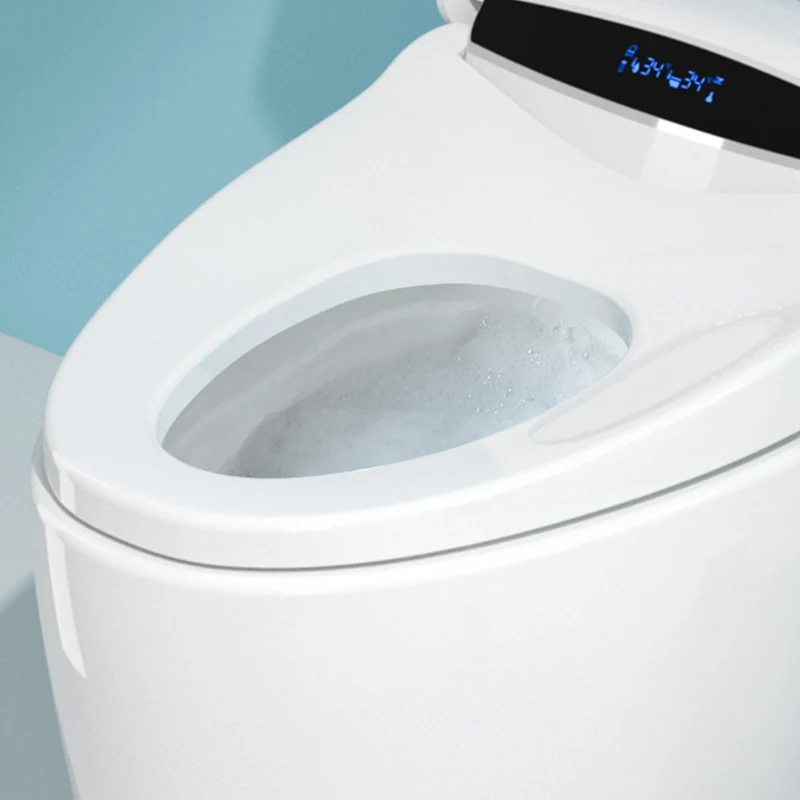 Inodoro blanco moderno para orina, montaje en suelo, para baño Clearhalo