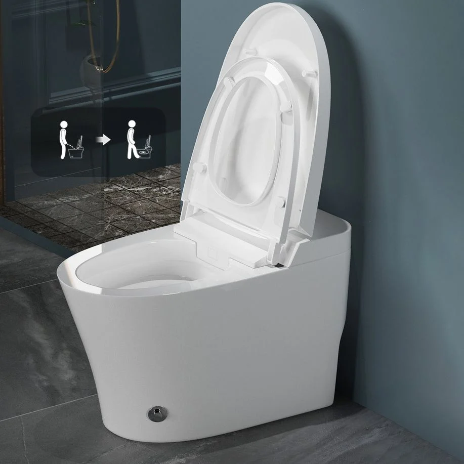 Inodoro Elong moderno inodoro de una pieza con asiento para baño Clearhalo