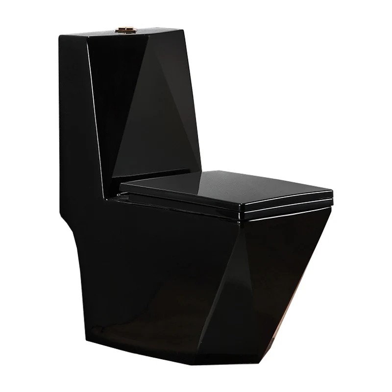 Inodoro moderno con chorro de sifón, inodoro empotrado con asiento Clearhalo
