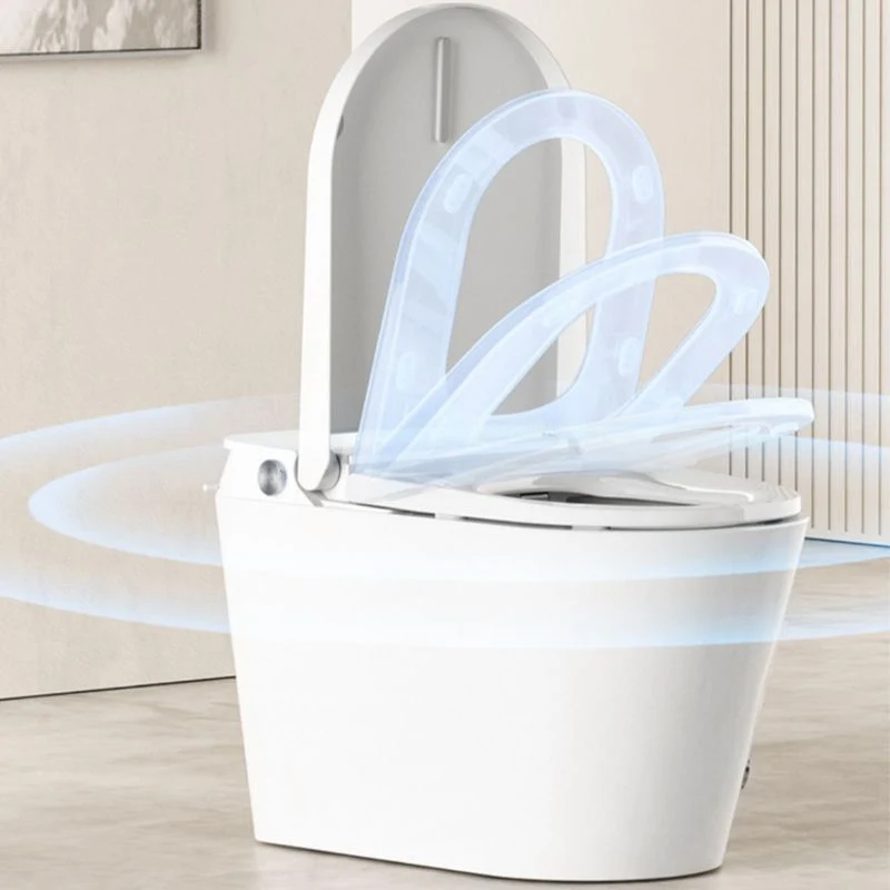Inodoro de orina moderno con tanque oculto y asiento de inodoro Clearhalo