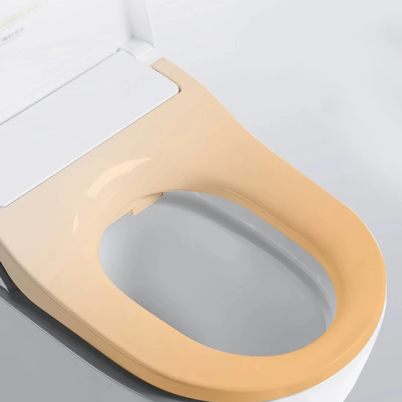 Moderno juego de inodoro suspendido con control de temperatura y asiento calefactable Clearhalo