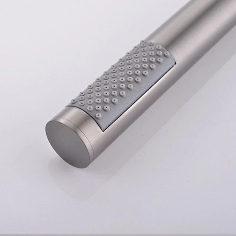 Sistema de ducha montado en el techo combinado de ducha moderno de color sólido Gris Clearhalo