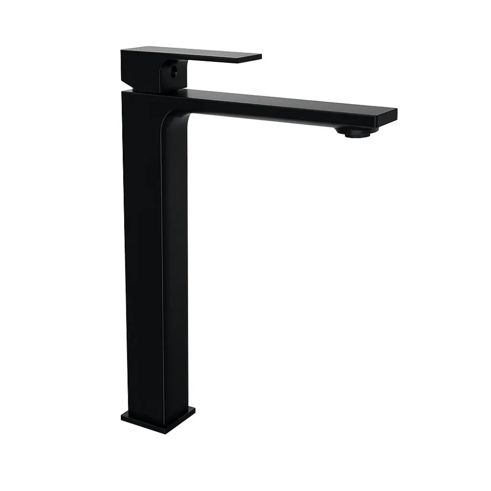 Monomando Alto Negro Mate "Saona Slim" Clever