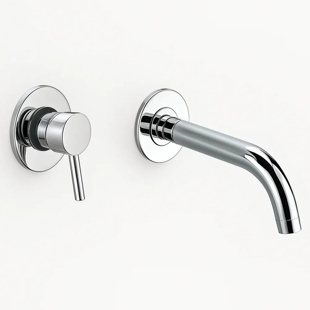 Monomando Para Lavabo Empotrable "Caiman Urban" Cromo Clever