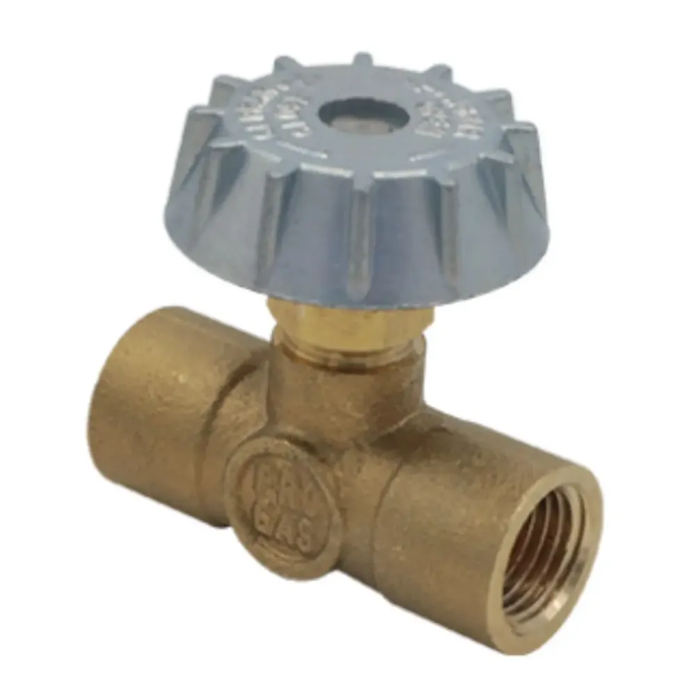 Valvula Aguja CNX H*H 1/4” x 1/4” Volante