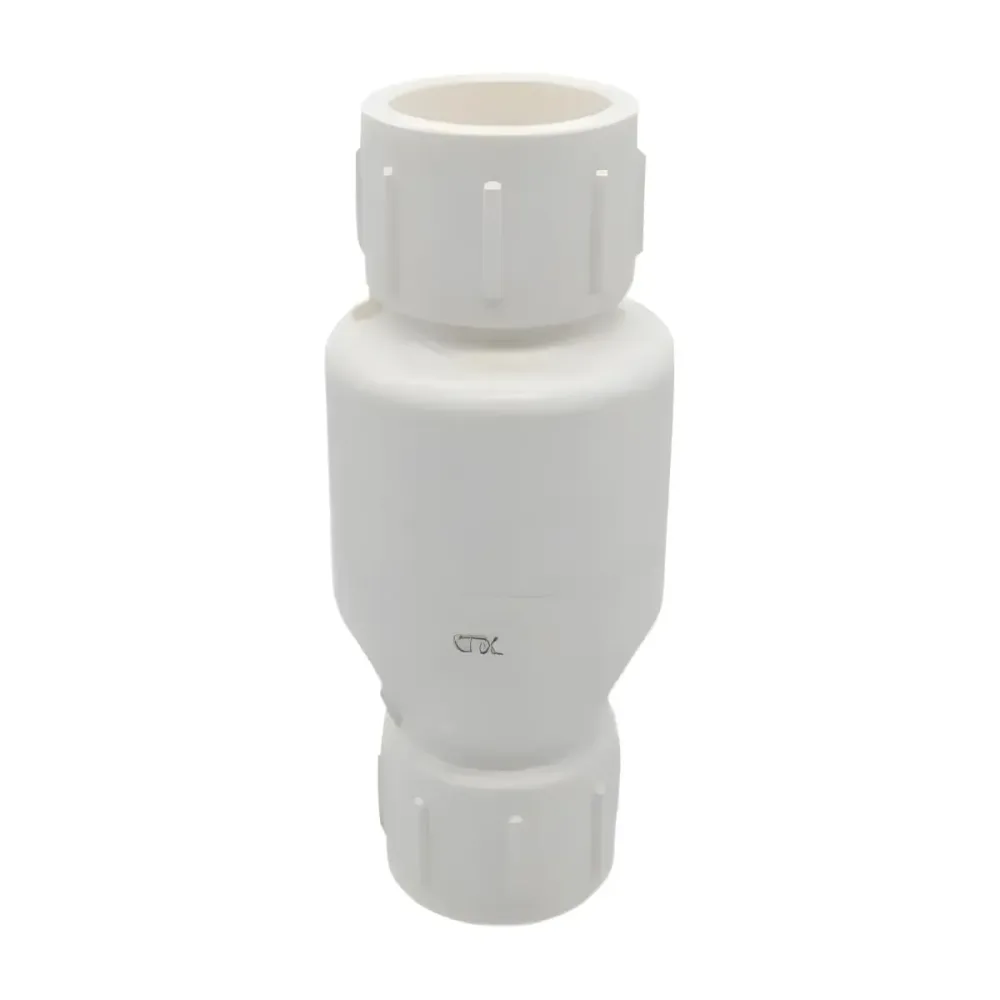 Valvula Check Resorte Pvc 2 Cnx Blanco Plomeria Resistente