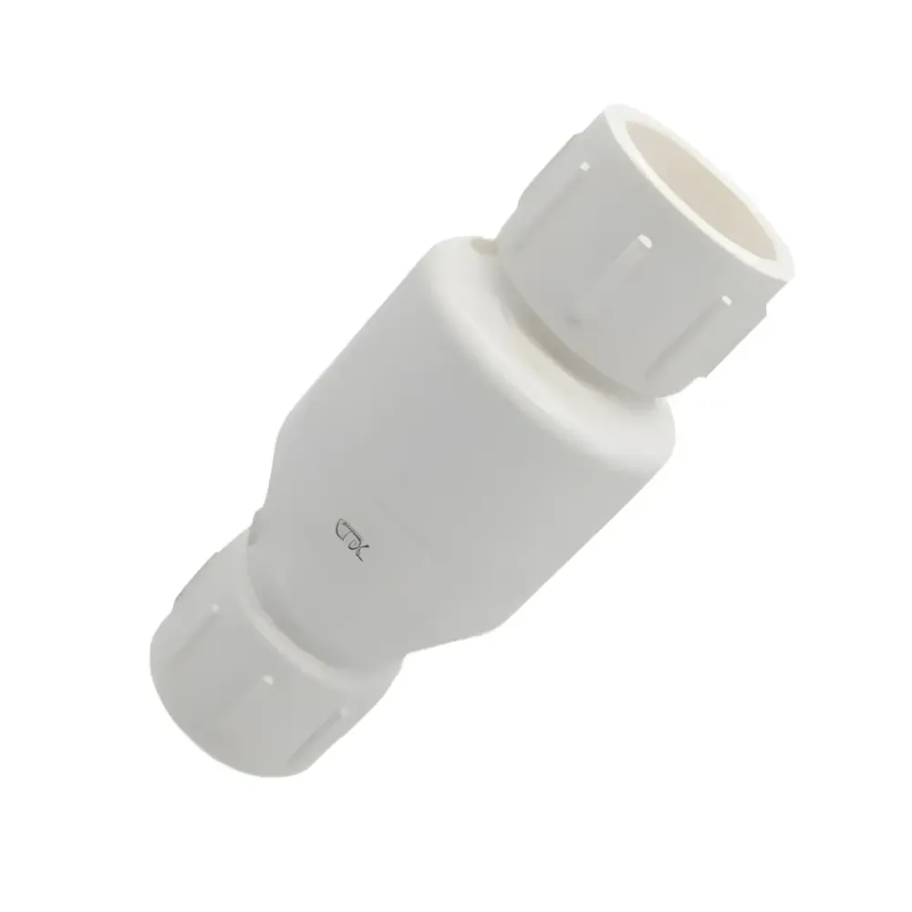 Valvula Check Resorte Pvc 2 Cnx Blanco Plomeria Resistente