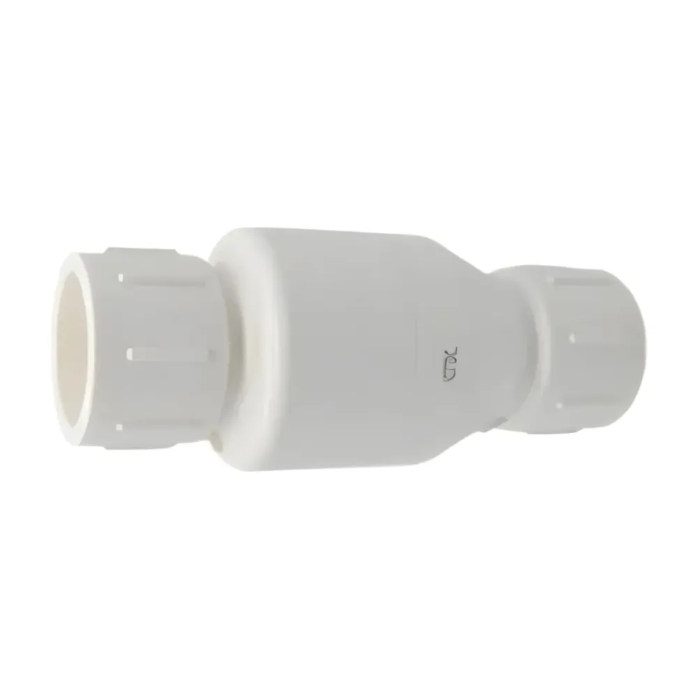 Valvula Check Resorte Pvc 2 Cnx Blanco Plomeria Resistente