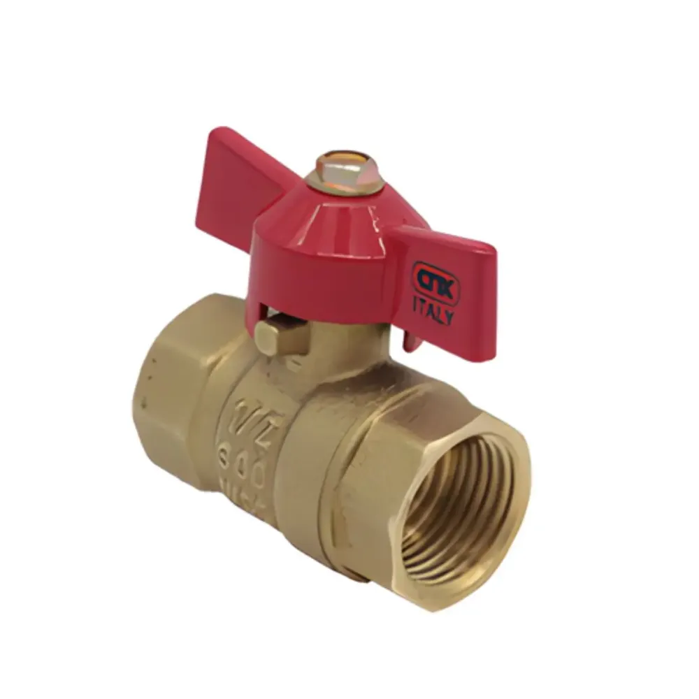 Valvula Esfera Roscable H*H 1/2" 300 Psi Mariposa CNX