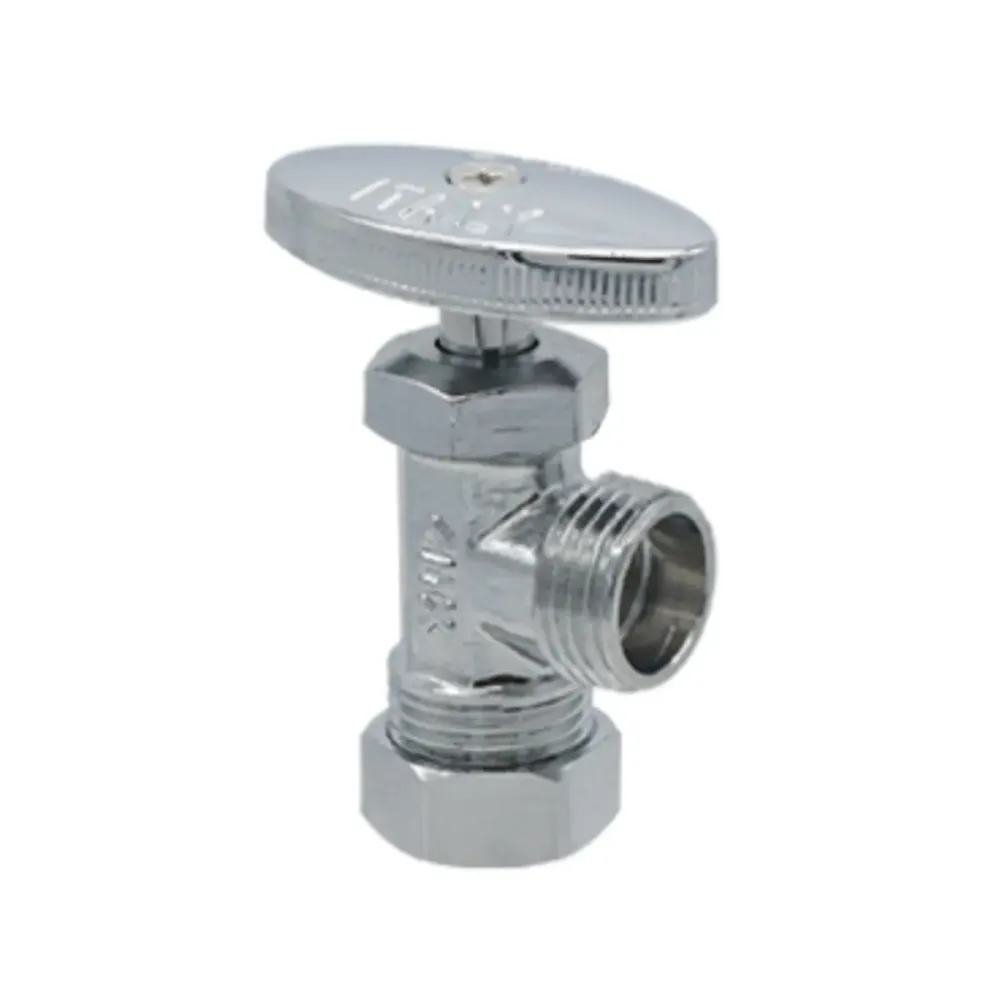 Válvula Angular Comp Macho 1/2" Para Agua Cnx