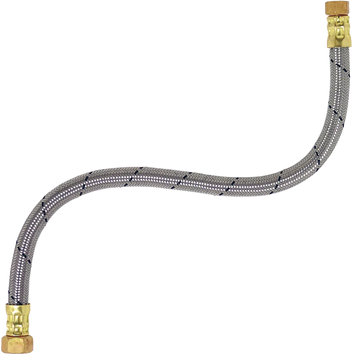 Conector Flexible Para Boiler De Acero Inoxidable Premium 60 Cm, 3/4 X 1/2 Fip, Modelo Ab-D60, Coflex, Pg0740