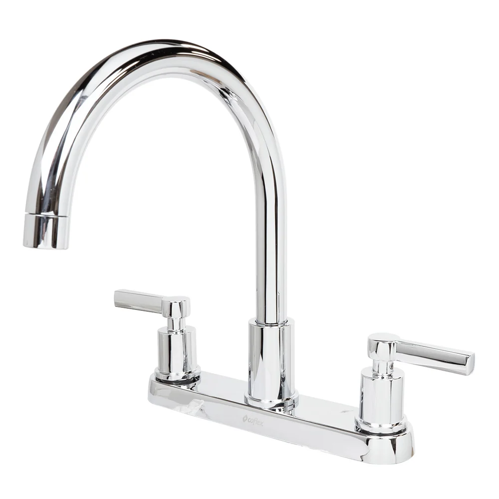 Mezcladora Fregadero 8” Cromada Coflex Home Gf-D301