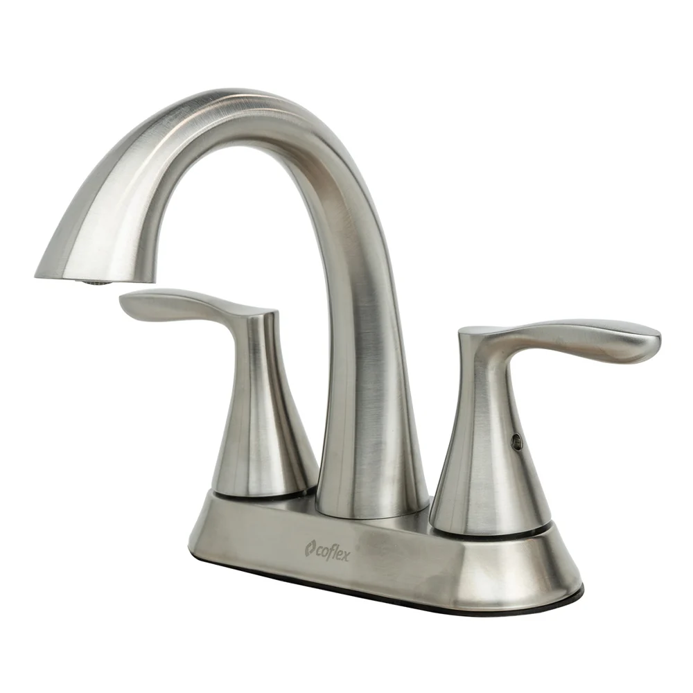 Mezcladora Lavabo 4" Satinada Coflex Home Gl-D401d