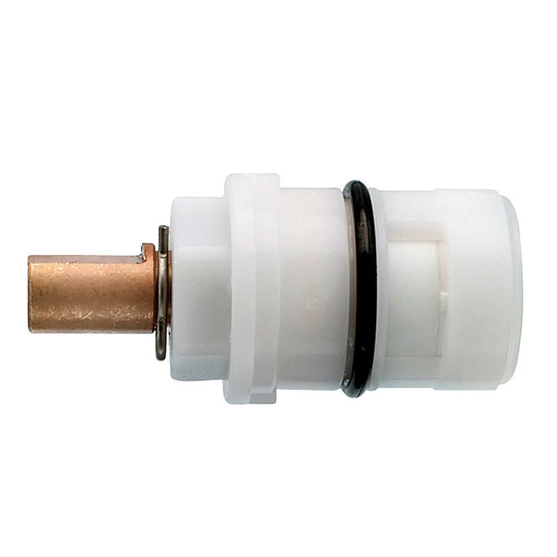 Grifo de agua frí Danco White 3S-11C de latón/plástico, vástago de 4-3/16" de largo x 4-3/16" de alto x 1-3/4" de ancho pa...