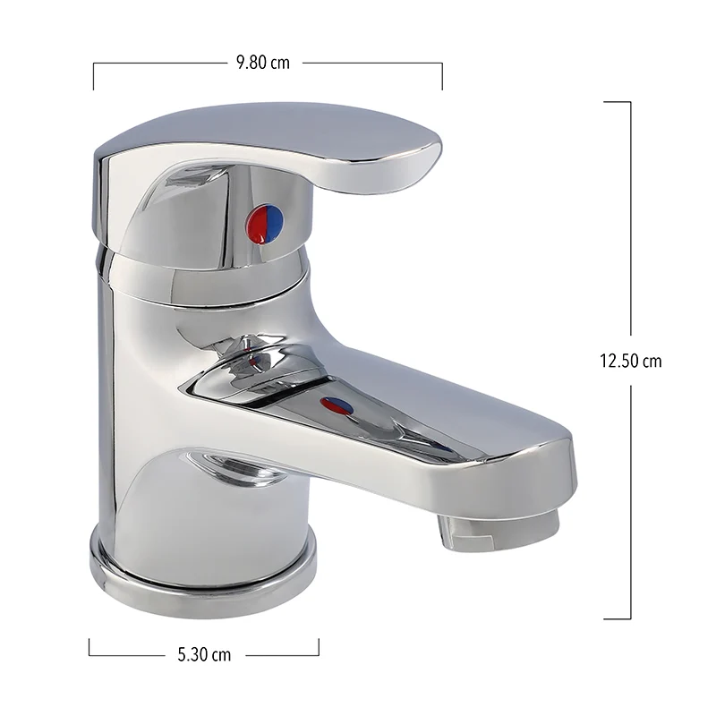 Monomando Abs Ecológico Para Lavabo 4429Ts Acabado Cromado Pv0581 DICA