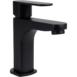 Monomando Corto Para Lavabo Dica 4438.2 | Negro Mate | Cartucho Cerámico