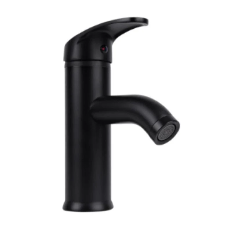 Monomando Ecológico Corto Para Lavabo, Acabado Negro Mate, Modelo 4434.2, Dica