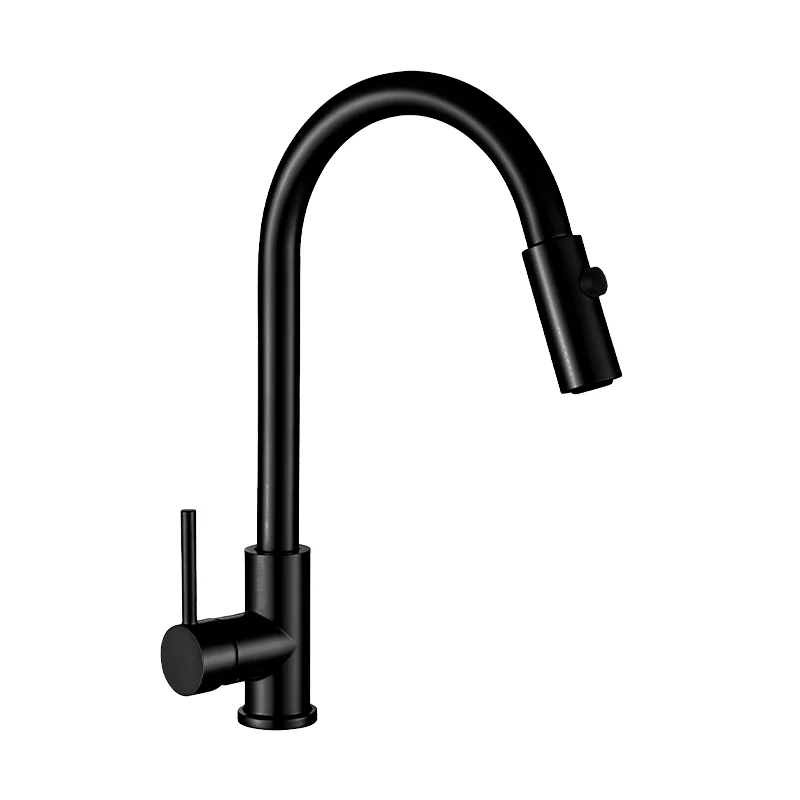 Monomando Ecológico Negro Mate para Fregadero Giratorio 360 DICA