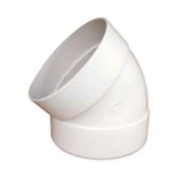 Codo pvc sanitario cem. de 45 x 100 mm (4) DTC