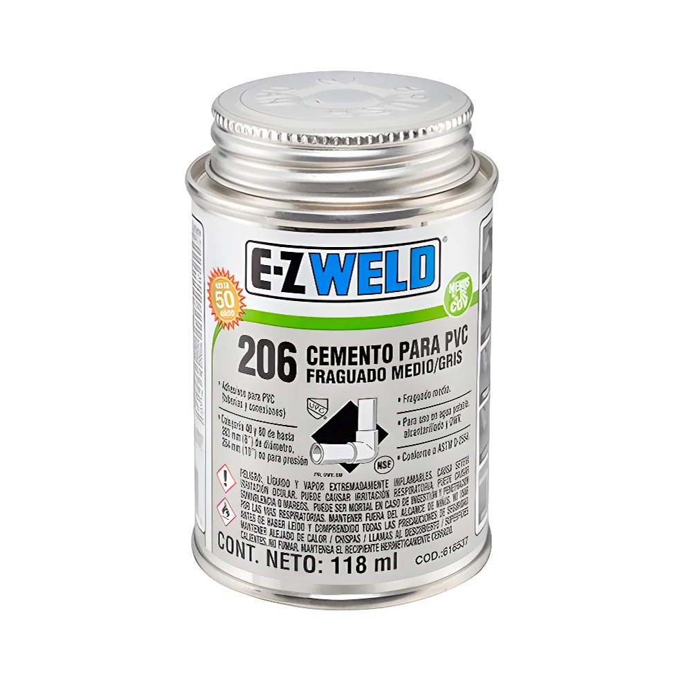 Pegamento E-Z Weld 206 C-80 1/8 Lt Gris
