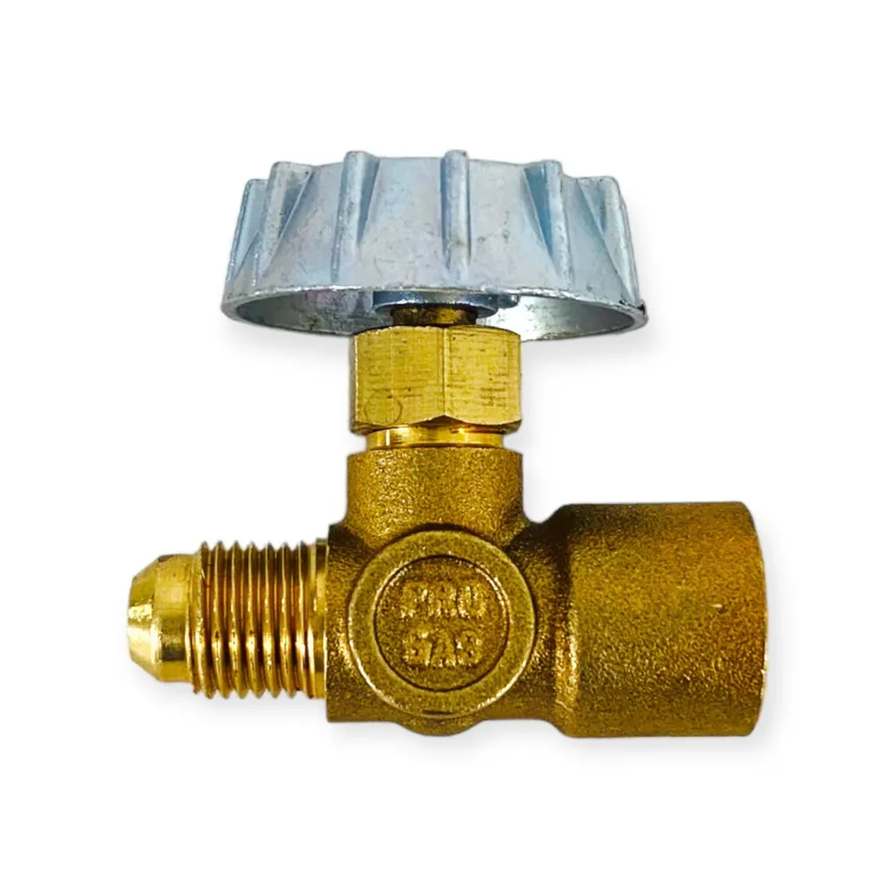Valvula De Aguja H*M 5/16 Flare 1/4 Npt Electrodomesticos Olvera
