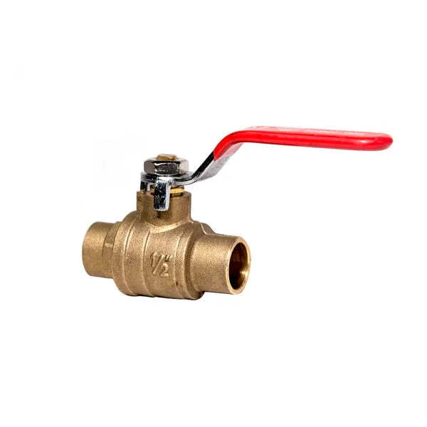 Valvula de Bola de Bronce para Soldar 1/2" ELMEC