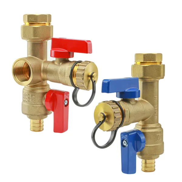 Kit de Válvula de Aislamiento para Calentador de Agua Sin Tanque RHEEM RTG20220AB 3/4" Soldadura Everflow